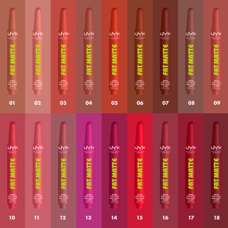 NYX Professional Makeup Fat Matte Smooth Color 17 Scarlet Snuggles