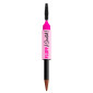 NYX Professional Makeup Fluff &amp; Snatch! Penna Sopracciglia Matte Doppio Applicatore con Spugnetta e Pettinino - 03 Auburn