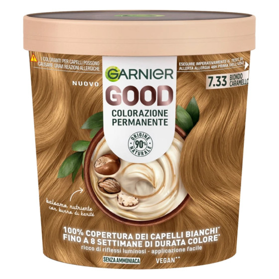 Garnier Good Tinta Senza Ammoniaca Colore 7.33 Biondo Caramello