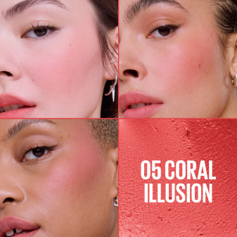 Maybelline New York Cloud Topia Blush in Mousse 05 Coral Illusion