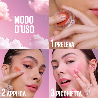 Maybelline New York Cloud Topia Blush in Mousse 05 Coral Illusion