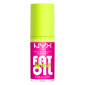 NYX Professional Makeup Fat Oil Lip Drip Gloss Labbra Colorato Idratante Effetto Lucido 20 Suga Baddie - Flacone da 4,8ml