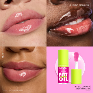 NYX Professional Makeup Fat Oil Lip Drip Gloss Labbra 20 Suga Baddie