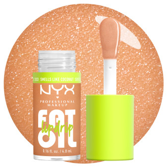 NYX Professional Makeup Fat Oil Lip Drip Gloss Labbra 22 Coconut Cutie