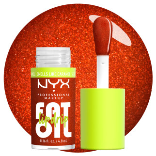 NYX Professional Makeup Fat Oil Lip Drip Gloss Labbra 23 Caramelt Mami