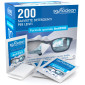 Soffioclean Salviette Monouso per Pulizia Occhiali Monitor Display Rimuovono Sporco Germi Grasso - Confezione da 200 Salviette