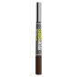 Maybelline New York Brow Inserts Penna Moltiplica Sopracciglia 2in1 con Punta Tripla e Pettinino - Colore 05 Deep Brown