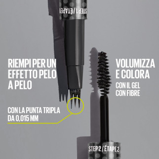 Maybelline New York Brow Inserts Penna Moltiplica Sopracciglia 2in1