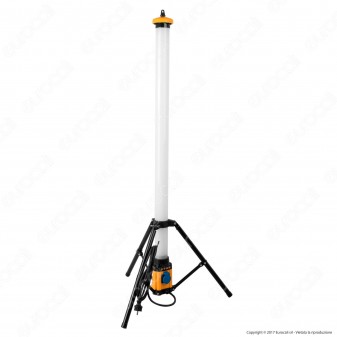 Velamp Stak Tripod Light Luce LED SMD 54W Portatile con Cavo di
