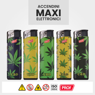 AccendinI Elettronici CBD Prof Maxi - Serie da 5