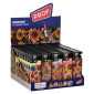 Prof Maxi Accendino Elettronico Turbo Antivento Grande Ricaricabile con Fantasia Flower Eyes - Box da 50 Accendini