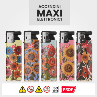 AccendinI Elettronici Flower Eyes Prof Maxi - Box da 50
