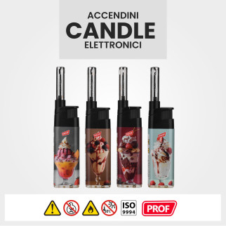 Accendigas Elettronici Ice Cream Prof Maxi - Box da 50