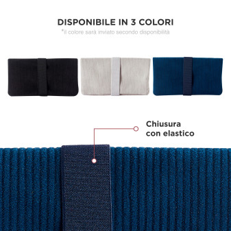 Champ Portatabacco in Tessuto con Elastico per Tabacco Cartine Filtri