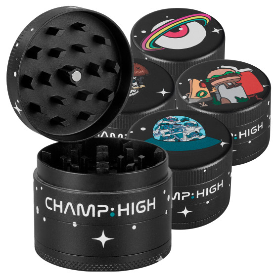 Champ High Grinder Tritatabacco 4 Parti Fantasia Galactic