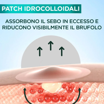 Garnier PureActive Pimple Patch Invisibile Cerotti Idrocolloidali