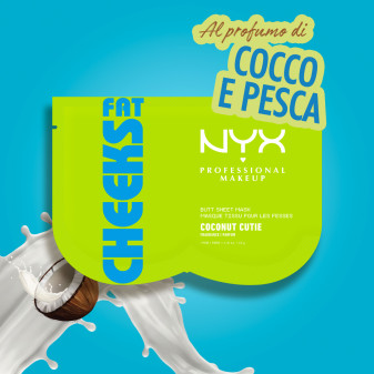 NYX Professional Makeup Fat Cheeks Butt Mask Maschera Glutei Coconut Cutie