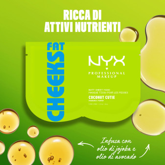 NYX Professional Makeup Fat Cheeks Butt Mask Maschera Glutei Coconut Cutie
