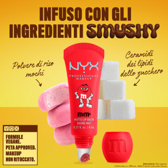 NYX Professional Makeup M&M'S Smushy Surprize Matte Lip Balm