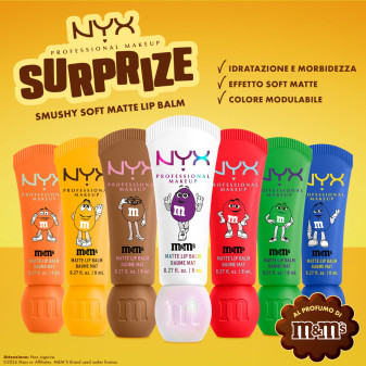 NYX Professional Makeup M&M'S Smushy Surprize Matte Lip Balm