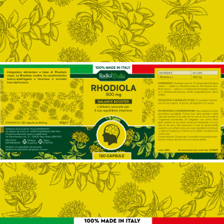 RadiciVitalia Rhodiola Rosea Forte Integratore per Buon Umore