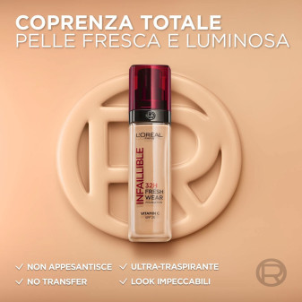 Infaillible 32H Fresh Wear SPF 25 140 Cool Rosé L'Oréal Paris