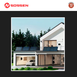 Sossen Kit da Balcone 2 Pannelli Solari + Microinverter CEI 0-21