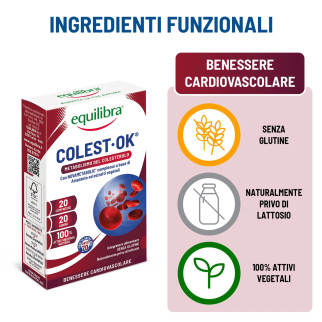 Equilibra Colest OK Metabolismo del Colesterolo Integratore