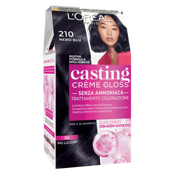 Trattamento Colorante 210 Nero Blu L'Oréal Casting