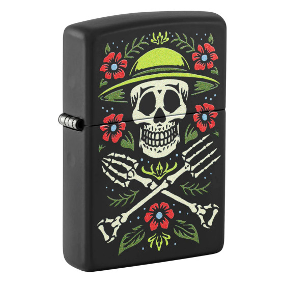 Accendino Zippo mod. 47152 Skull Gardener Design