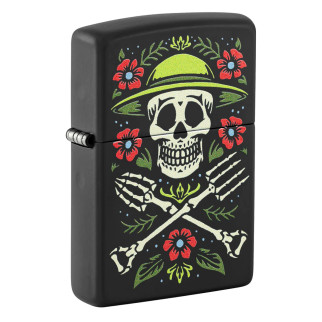 Accendino Zippo mod. 47152 Skull Gardener Design
