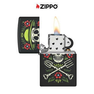 Accendino Zippo mod. 47152 Skull Gardener Design
