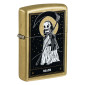 Zippo Accendino a Benzina Ricaricabile e Antivento con Fantasia Death Card Design - mod. 46722