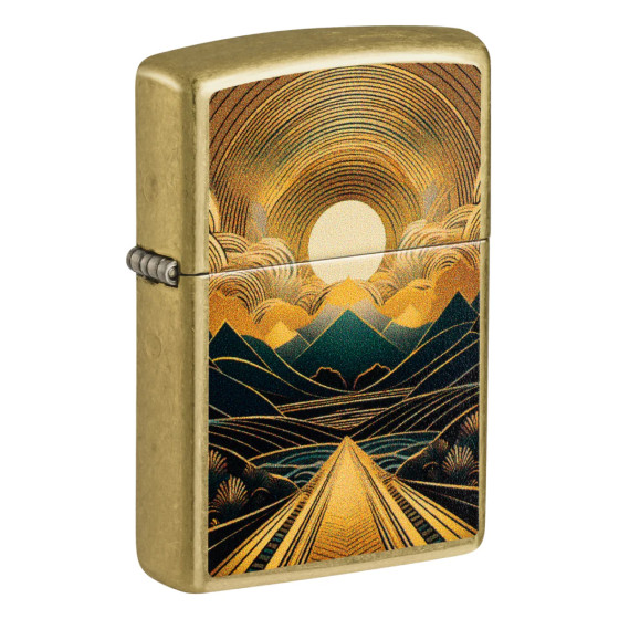 Accendino Zippo mod. 47137 Through the Mountains Design