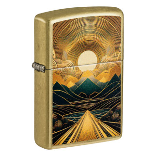 Accendino Zippo mod. 47137 Through the Mountains Design