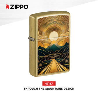 Accendino Zippo mod. 47137 Through the Mountains Design