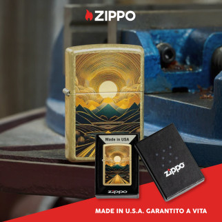 Accendino Zippo mod. 47137 Through the Mountains Design
