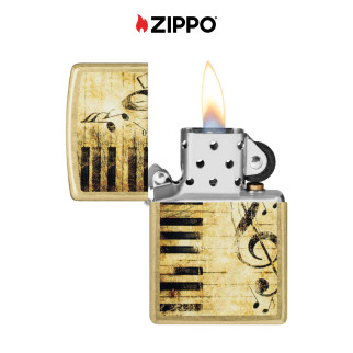 Accendino Zippo mod. 46712 Piano and Notes Design