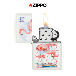 Accendino Zippo mod. 47103 Guy Harvey Flamingos Design