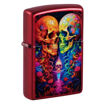Accendino Zippo mod. 46940 Fantasia Candy Skulls Design