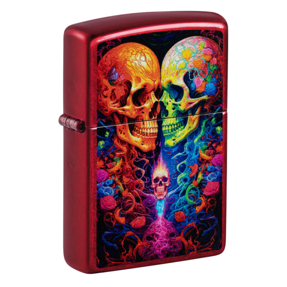Accendino Zippo mod. 46940 Fantasia Candy Skulls Design