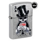 Zippo Accendino a Benzina Ricaricabile e Antivento con Fantasia Rick Rietveld Ace of Spades Design - mod. 47112