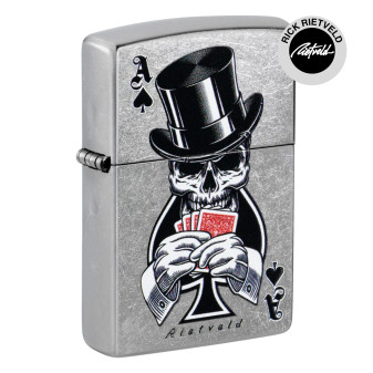 Accendino Zippo mod. 47112 Rick Rietveld Ace of Spades Design