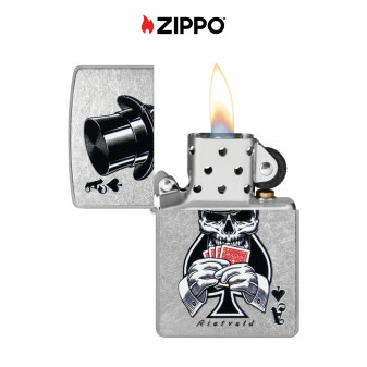 Accendino Zippo mod. 47112 Rick Rietveld Ace of Spades Design