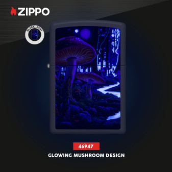 Accendino Zippo mod. 46947 Glowing Mushroom Design