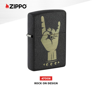 Accendino Zippo mod. 47008 Rock on Design