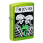 Zippo Accendino a Benzina Ricaricabile e Antivento con Fantasia The Lovers Design - mod. 47169