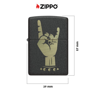 Accendino Zippo mod. 47008 Rock on Design