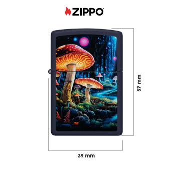 Accendino Zippo mod. 46947 Glowing Mushroom Design