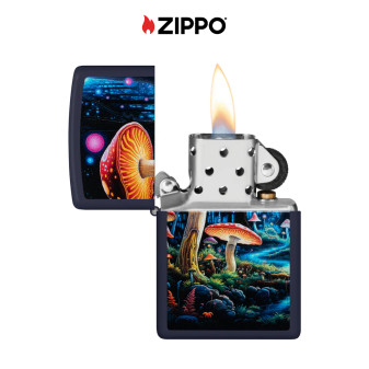 Accendino Zippo mod. 46947 Glowing Mushroom Design